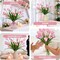 18.9" Large Real Touch Pink Tulips – 15-Piece Faux Flower Bouquet for Weddings, Valentine’s Day & Elegant Home Decor